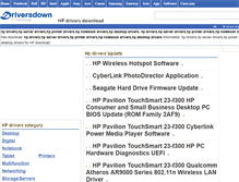 Tablet Screenshot of hp.driversdown.com
